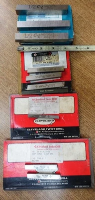 Nine New High Speed Tool Steel Cutting Square Bits , Four Different Sizes 1/2 + - Image 1 of 4