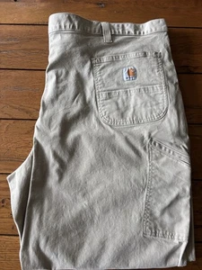Carhartt hellbraune Hose Relaxed Fit Herren 50x30 RN# 14806 Carpenter Pocket " - Bild 1 von 11