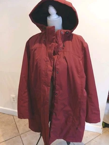 L.L. Bean Jacket Women's 3X Fleece Lined Coat Parka Hooded Zip Up - Picture 1 of 7