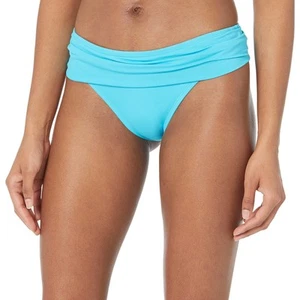 Women's Island Goddess Banded Hipster Swimsuit Bottom, Azul, 12 - Picture 1 of 2