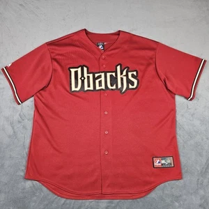 Arizona Diamondbacks Trikot Herren XL rot MLB Baseball Shirt Majestic Dbacks - Bild 1 von 13