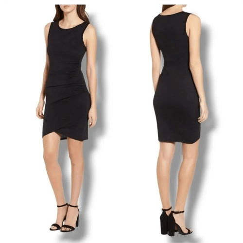 VETEMENTS Abito senza maniche Leith Ruched Body Con colore Nero Taglia S