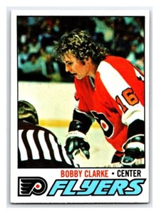 1977-78 TOPPS BOBBY CLARKE VINTAGE NHL HOCKEY CARD # 115 Philadelphia Flyers BV