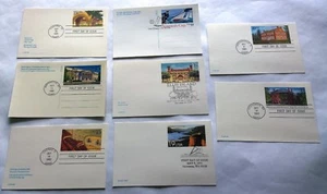 Lot of 8 FDC Postcards: Scott #UX150-152; UX163-165; UX172-173 MNH - Picture 1 of 10