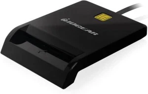 Iogear USB Common Access Smart Card Card Reader Non-TAA GSR212 Black - Picture 1 of 4