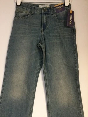 NUEVO CON ETIQUETAS NIÑOS CHEROKEE LAVADO LIGERO CORTE BOTA JEANS CINTURA AJUSTABLE TALLA 14 Foto 1 de 4