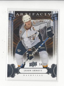 2009-10 Artifacts Silver #35 Jason Arnott Predators /75 