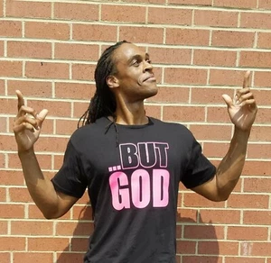 Camiseta But God Fe Over Fear Camiseta Regalo Cristiano Fe Amor Jesús Camisa - Imagen 1 de 13