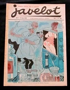 Revue Javelot Satirische Zeitschrift 1934 Sonderausgabe Pierre Dac R. Carrizey  - Bild 1 von 12