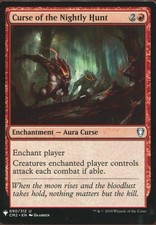 Magic The Gathering MTG Mystery Pack Card Curse of the Nightly Hunt