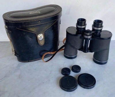 Vintage BINOLUX 7x50 Binoculars with Case. Fully Coated Lens - Image 1 of 4