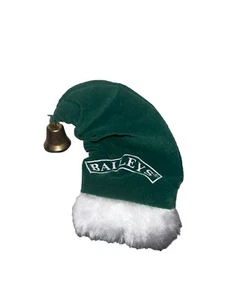 Baileys green Santa hat liquor topper with Jingling Bell Elf On The Shelf Size  - Picture 1 of 4