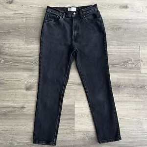 Pantalones de mezclilla EVERLANE The Original Cheeky talla 27 ajustados pierna recta lavados negros - Imagen 1 de 10