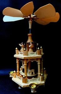 Weihnachtspyramide Pyramide Weihnachten Erzgebirgische Tradition Höhe 28cm-23 - Bild 1 von 1