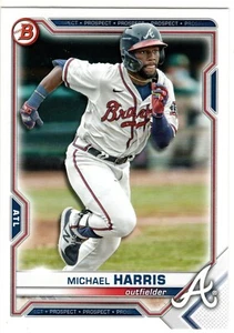 Michael Harris Atlanta Braves 2021 Bowman Draft - Imagen 1 de 2