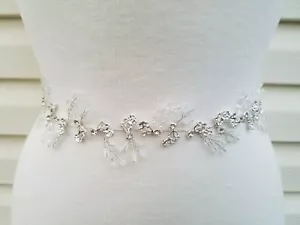 Wedding Belt, Bridal Belt, Sash Belt, Crystal Rhinestones - Picture 1 of 4
