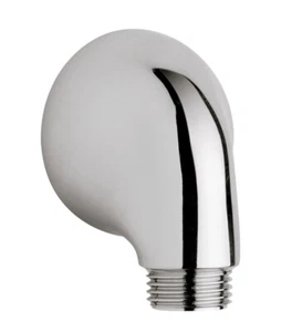 Design UP-Wandauslaufbogen ½ “ Massiver Messing verchromt i. Fachhandelsqualität - Bild 1 von 2