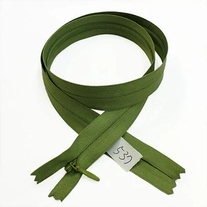 12 pcs Quality BKC Invisible Zipper, Top Open Bottom Closed 24" Green #537 - Picture 1 of 3