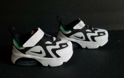 Nike Air Max 200 ребенка ясельного возраста новый AT5629-100 белый с черный кроссовки размер 5 - Изображение 1 из 4