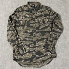 G Star Raw Type C Straight Long Camo Shirt Mens Small Long Sleeve Button Up