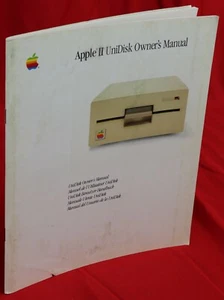 Apple II II+ IIe IIc IIgs UniDisk Owner's Manual 030-0416-B - Imagen 1 de 4