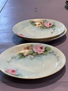 Vintage Peter's 3 tea cup plates - Picture 1 of 5