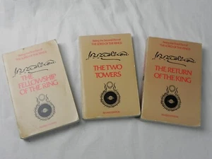 Der Herr der Ringe Box Set J.R.R. Tolkien 1986 Houghton Mifflin überarbeitet 2. - Bild 1 von 9