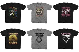 Pre-Sell Twisted Sister Rock Music Licensed Youth T-Shirt - Picture 1 of 7