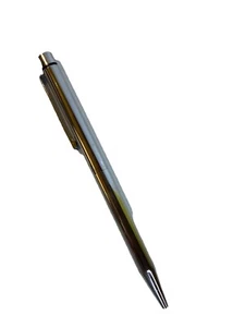Sheaffer White Dot Targa 1001 Chrome Ballpoint Pen USA Vintage w/ Ink Refill - Picture 1 of 14