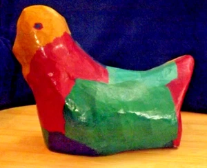 PAPEL MACHÉ POLLO/GALLO 10 PULGADAS DE LARGO POR 7 PULGADAS DE ALTO - Imagen 1 de 5