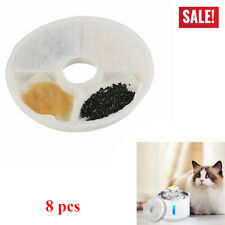 Cat Water Fountain Filters for Catit, 8x Filters for Catit 3L Flower Fountain