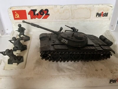POLISTIL 1/50 Carro Armato T62 Polistil In Metallo In Confezione Polistirolo - Immagine 1 di 4