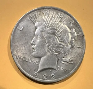 1923 Peace US Silber Dollar - 90% Philadelphia - Bild 1 von 3