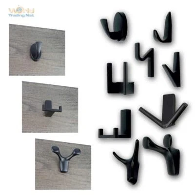 Top appendiabiti moderno opaco, gancio appendiabiti gancio da parete con vite nascosta - Immagine 1 di 4