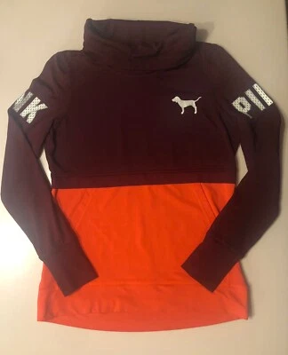 Pullover Victoria's Secret ROSA Manga Larga Perro Atletismo Talla Extra Pequeña Foto 1 de 4