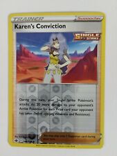 Pokemon Single Strike *Karen's Conviction* 144/198 Chilling Reign Reverse Holo
