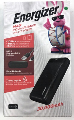 Energizer - MAX 30,000mAh High Speed Universal Portable Charger/Power Bank  - Image 1 of 3