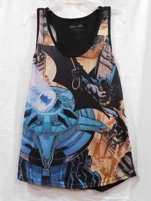 GW - Camiseta sin mangas Batman frontal cómic para niñas jóvenes - Negra/Multi - Talla 2XL Foto 1 de 2