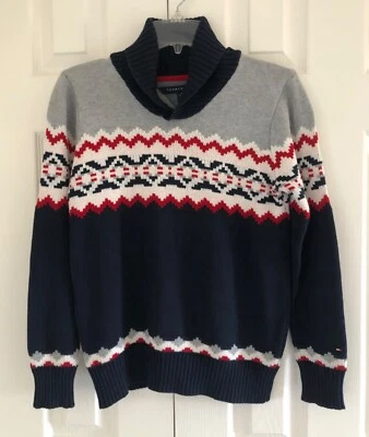 TOMMY HILFIGER Boys Youth Sweater - Size Large (16-18) - Unique - Image 1 of 4