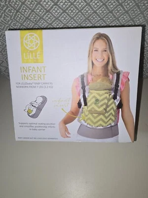 Inserto infantil Lille nuevo en caja para portabebés LilleBaby recién nacido de 7 libras almohadas grises Foto 1 de 4