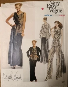 VOGUE AMERICAN DESIGNER ORIGINAL for OUTFIT by EDITH HEAD - Picture 1 of 4