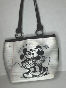 GUC Rare Harveys Seatbelt Bag Disney Mickey Loves Minnie CRT Ring Tote - Picture 1 of 6