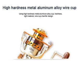 12BB-Kugellager Spinnrolle Salzwasser DE Spule Alu EF1000-EF9000 Fish Angelrolle - Bild 1 von 20