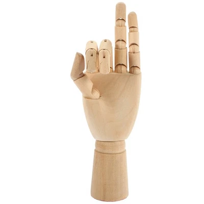 Flexible Gelenkhandmodell Holzpuppen -Handmodell Skizzierungsmodell schmücken - Bild 1 von 4