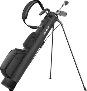 Par 3 Golftasche & Ständer, leicht hält 7 Schläger mit Zwei-Wege-Teiler - Bild 1 von 7
