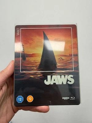 Jaws (4K Ultra HD) Film Vault Steelbook - Dented Case See Pics - Image 1 of 4