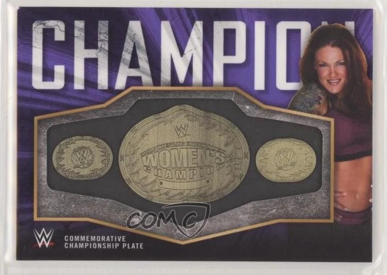 2018 WWE Women's Division Commemorative Championship Medallions Purple /99 Lita - Image 1 of 2