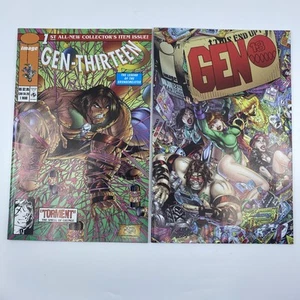 Gen-Thirteen #1E & 1F Variant Covers - J. Scott Campbell - VF+/NM - Bild 1 von 13