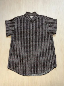 De colección Woolrich Geométrico Tribal Abotonado Manga Corta Talla Grande Usado - Imagen 1 de 17