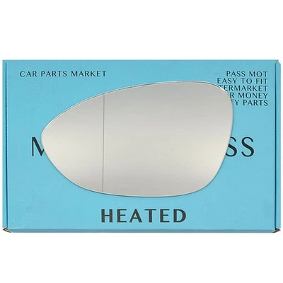 For BMW i8 2014-2020 Left Passenger side Wide Angle wing mirror glass electric - Image 1 of 4